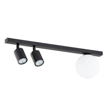 BASTER 3-lichts plafondlamp - Zwart frame