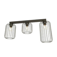 BARN 3-lichts plafondlamp - Zwart frame - Mooier Thuis