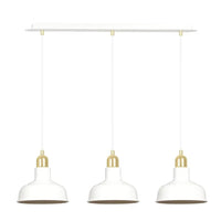 IBOR 3-lichts hanglamp - Wit goud - Mooier Thuis