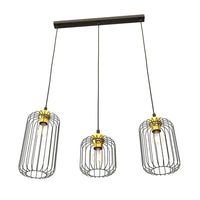 VANDER 3-lichts hanglamp - Zwart Goud - Mooier Thuis