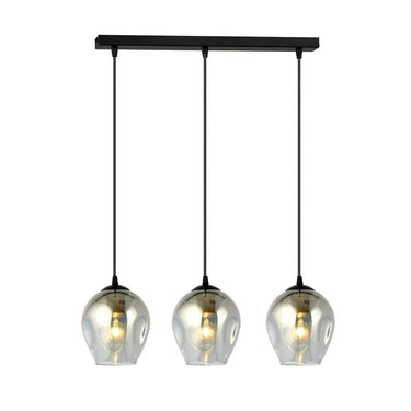 ISTAR 3-lichts hanglamp - Smoked glas