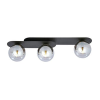 PLAZA 3-lichts plafondlamp - Smoked glas - Mooier Thuis