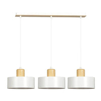 TORIN 3-lichts hanglamp - Wit frame - Mooier Thuis