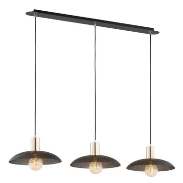 SPIRIT 3-lichts hanglamp - Zwart goud