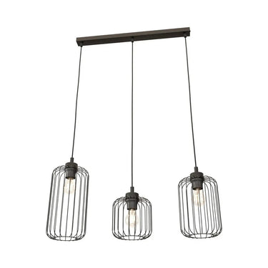 VANDER 3-lichts hanglamp – Zwart