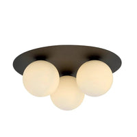 SOLAR 3-lichts plafondlamp - Wit glas - Mooier Thuis