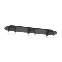 DIAZ 3-lichts plafondlamp - Zwart frame - Mooier Thuis