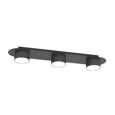 DIAZ 3-lichts plafondlamp - Zwart frame