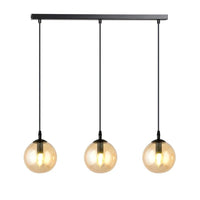COSMO 3-lichts hanglamp - Amber glas - Mooier Thuis