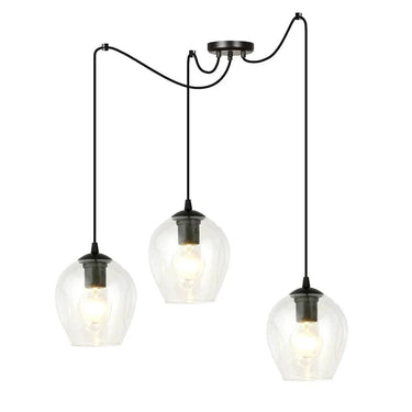 LEVEL 3-lichts hanglamp - Helder glas
