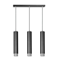 KIBO 3-lichts hanglamp - Zwart chroom - Mooier Thuis