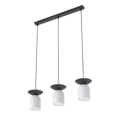 EGO 3-lichts hanglamp - Grijs/zwart