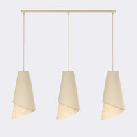 Moda hanglamp rotan 3-lichts beige naturel