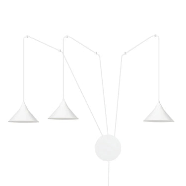 ABRAMO 3-lichts hanglamp - Wit