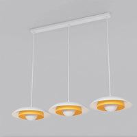 SKIN 3-lichts hanglamp - Wit oranje accent - Mooier Thuis