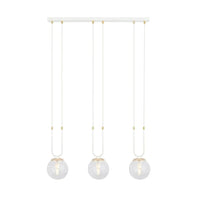 GLAM 3-lichts hanglamp - Helder glas - Mooier Thuis