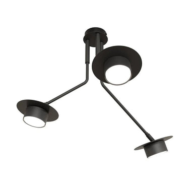 MIZU 3-lichts plafondlamp - Zwart