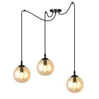 GIGI 3-lichts hanglamp - Amber glas - Mooier Thuis