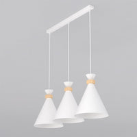Zero hanglamp hout 3-lichts wit