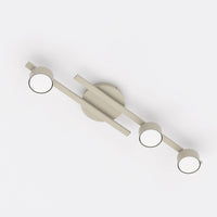 Fragment plafondlamp 3-lichts mokka