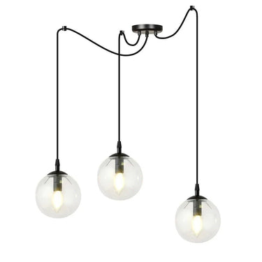 GIGI 3-lichts hanglamp - Helder glas