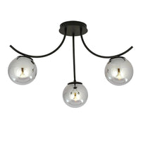 BOSTON 3-lichts plafondlamp - Smoked glas - Mooier Thuis