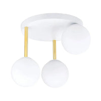 Emibig DOLCE 3-lichts plafondlamp – Wit