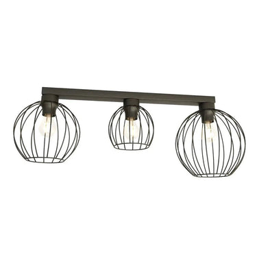 NEST 3-lichts plafondlamp – Zwart