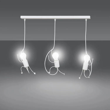 BOBI 3-lichts hanglamp - Wit frame