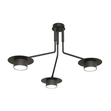MIZU 3-lichts plafondlamp - Zwart