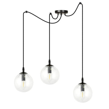 GIGI 3-lichts hanglamp - Helder glas