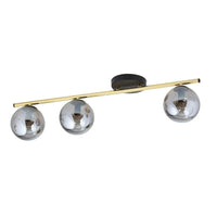 Emibig MONZA 3-lichts plafondlamp - Smoked glas