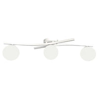 Emibig OPUS 3-lichts plafondlamp - Wit glas - Mooier Thuis