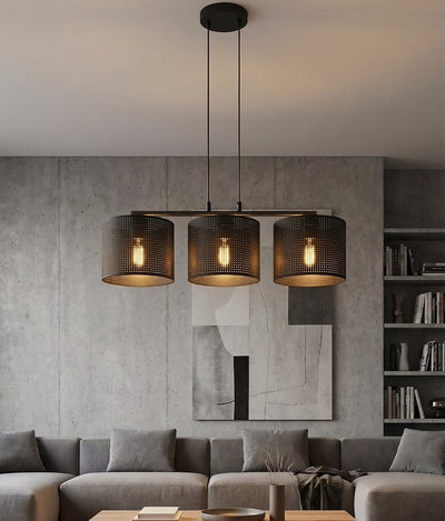 Lux hanglamp 3-lichts zwart
