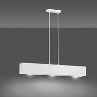 Emibig GENTOR 3-lichts hanglamp - Wit frame