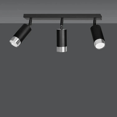 HIRO 3-lichts plafondlamp - Zwart chroom