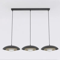 Emibig SKIN 3-lichts hanglamp – mokka/beige