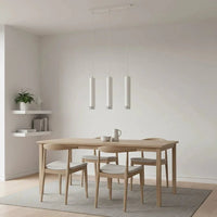 Emibig KIBO 3-lichts hanglamp - Wit Chroom