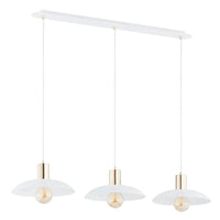 Emibig SPIRIT 3-lichts hanglamp - Wit goud accent