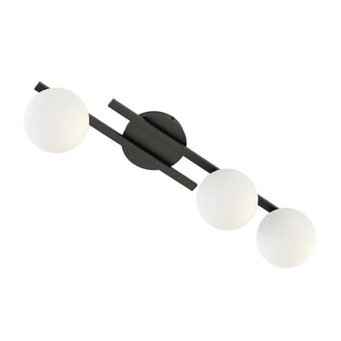 KAIRO 3-lichts plafondlamp - Wit glas