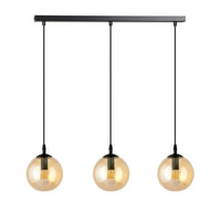 Emibig COSMO 3-lichts hanglamp - Amber glas