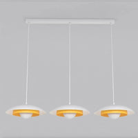 Emibig SKIN 3-lichts hanglamp - Wit oranje accent