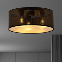Aston plafondlamp 3-lichts zwart goud