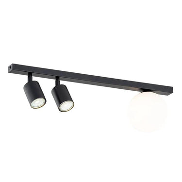 BASTER 3-lichts plafondlamp - Zwart frame
