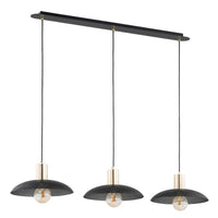 Emibig SPIRIT 3-lichts hanglamp - Zwart goud