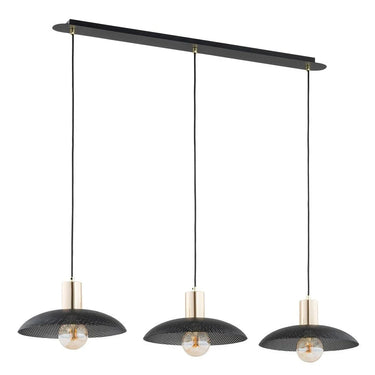 SPIRIT 3-lichts hanglamp - Zwart goud