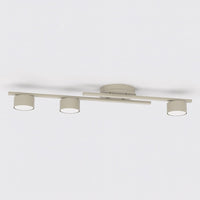 Fragment plafondlamp 3-lichts mokka