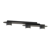 Emibig STILO 3-lichts plafondlamp - Zwart frame
