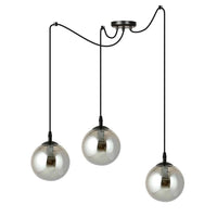 Emibig GIGI 3-lichts hanglamp - Smoked glas