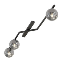 Emibig NATON 3-lichts plafondlamp - Smoked glas